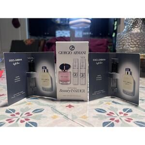 Sephora Giorgio Armani MY WAY & New ACQUA DI GIO & 2 Dolce & Gabbana Light Blue